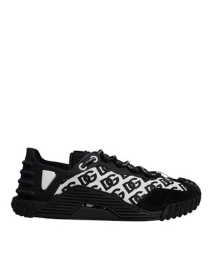Schwarz Logo Lace Up Low Top NS1 Turnschuhe Schuhe