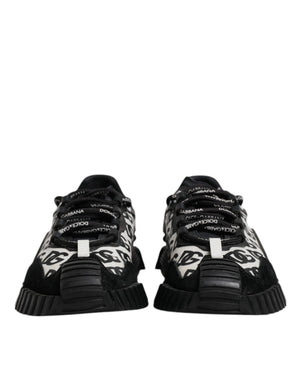 Schwarz Logo Lace Up Low Top NS1 Turnschuhe Schuhe
