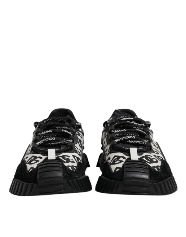 Schwarz Logo Lace Up Low Top NS1 Turnschuhe Schuhe