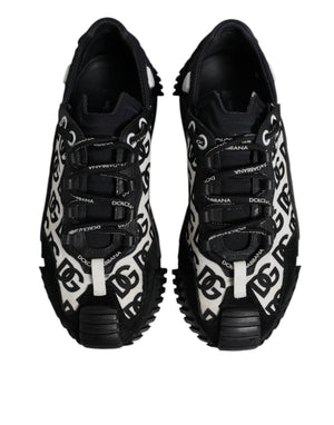 Schwarz Logo Lace Up Low Top NS1 Turnschuhe Schuhe