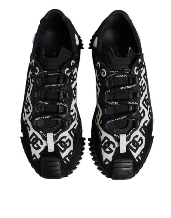 Schwarz Logo Lace Up Low Top NS1 Turnschuhe Schuhe