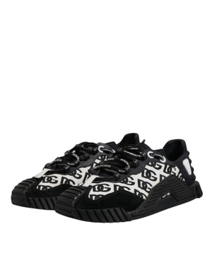 Schwarz Logo Lace Up Low Top NS1 Turnschuhe Schuhe