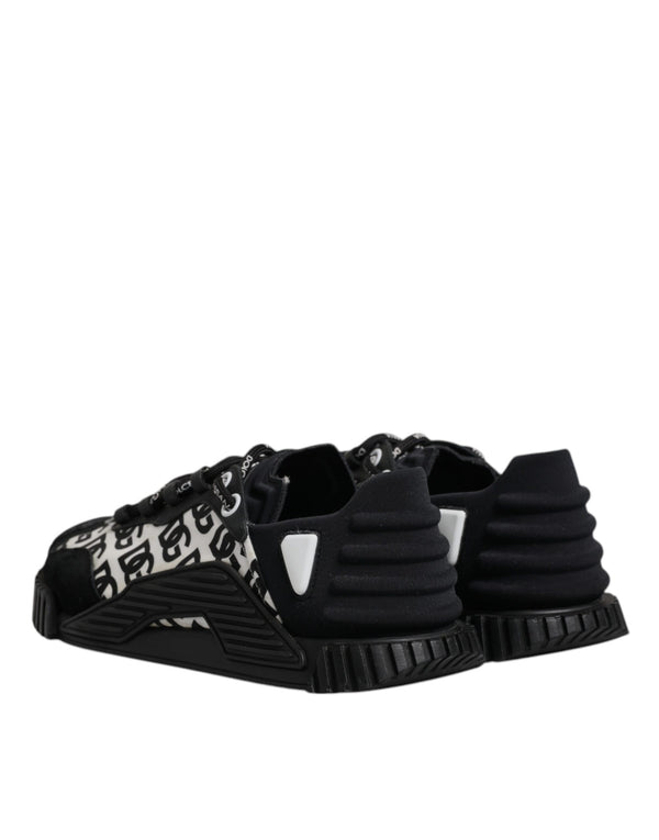 Schwarz Logo Lace Up Low Top NS1 Turnschuhe Schuhe