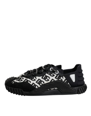 Schwarz Logo Lace Up Low Top NS1 Turnschuhe Schuhe