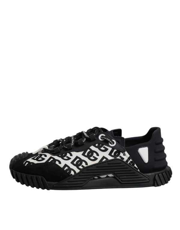 Schwarz Logo Lace Up Low Top NS1 Turnschuhe Schuhe