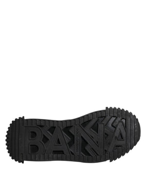 Schwarz Logo Lace Up Low Top NS1 Turnschuhe Schuhe