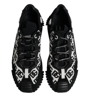 Schwarz Logo Lace Up Low Top NS1 Turnschuhe Schuhe