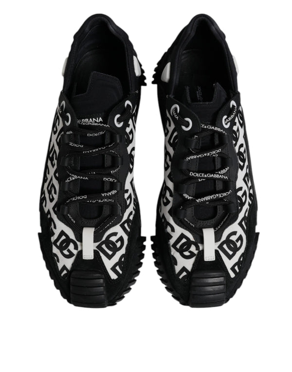 Schwarz Logo Lace Up Low Top NS1 Turnschuhe Schuhe