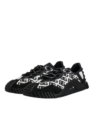 Schwarz Logo Lace Up Low Top NS1 Turnschuhe Schuhe