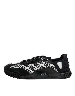 Schwarz Logo Lace Up Low Top NS1 Turnschuhe Schuhe