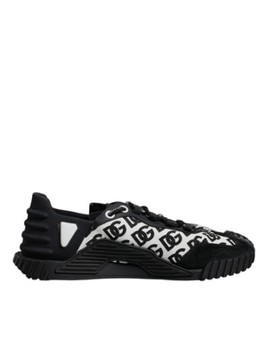 Schwarz Logo Lace Up Low Top NS1 Turnschuhe Schuhe