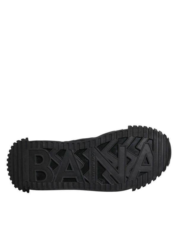 Schwarz Logo Lace Up Low Top NS1 Turnschuhe Schuhe