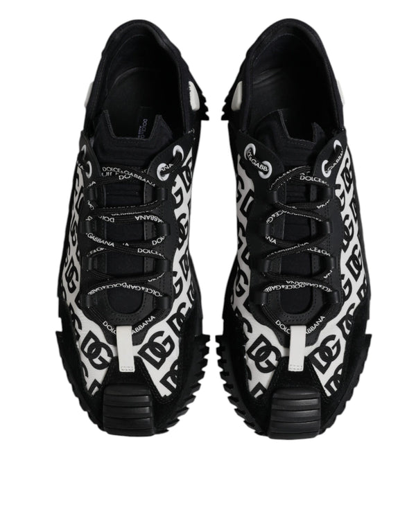 Schwarz Logo Lace Up Low Top NS1 Turnschuhe Schuhe