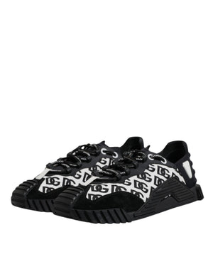 Schwarz Logo Lace Up Low Top NS1 Turnschuhe Schuhe