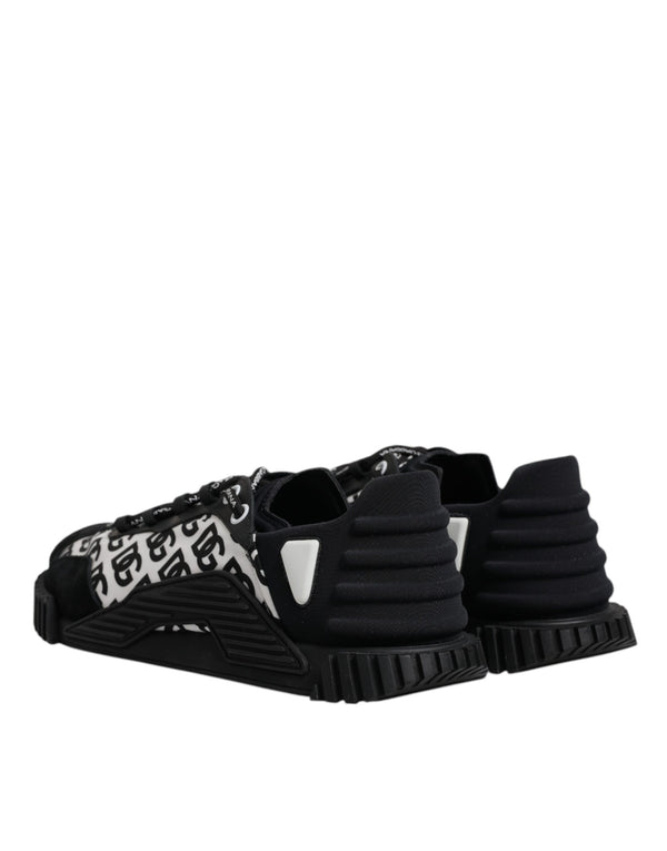 Schwarz Logo Lace Up Low Top NS1 Turnschuhe Schuhe