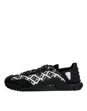 Schwarz Logo Lace Up Low Top NS1 Turnschuhe Schuhe