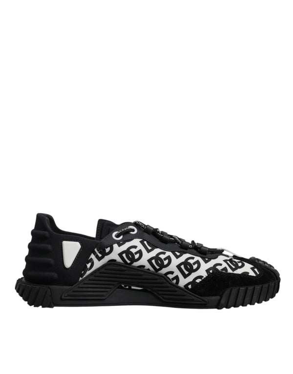 Schwarz Logo Lace Up Low Top NS1 Turnschuhe Schuhe