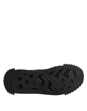 Schwarz Logo Lace Up Low Top NS1 Turnschuhe Schuhe