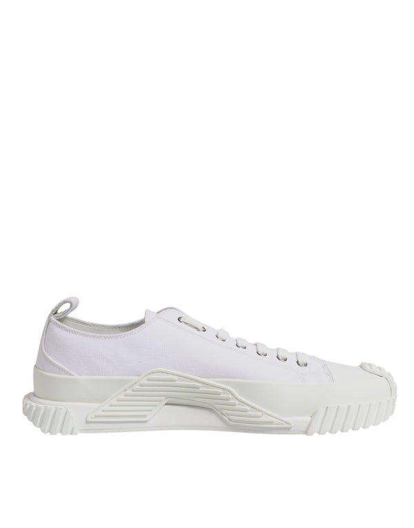 Weiß Leder Low Top NS1 Turnschuhe Schuhe