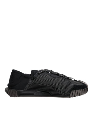 Schwarz Silber Logo Low Top Männer Turnschuhe Schuhe