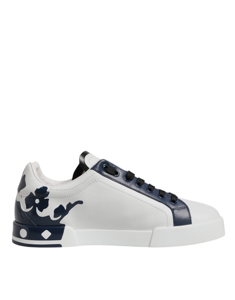 Weiß Blau Crown Low Top Männer Turnschuhe Schuhe