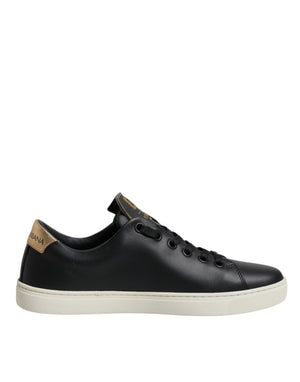 Schwarz Leder Gold Rot Herz Turnschuhe Schuhe