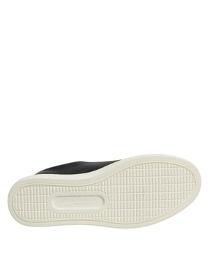 Schwarz Leder Gold Rot Herz Turnschuhe Schuhe