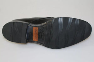 Schwarzes Leder SARTORIA Handgefertigte Schuhe