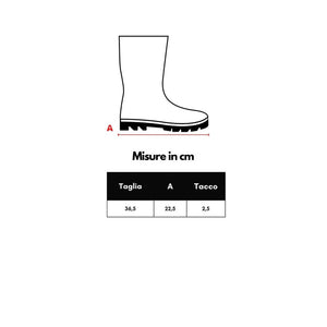 Klobige Neopren-Sneaker in Schwarz