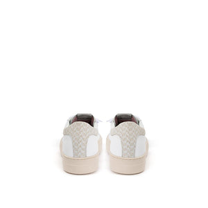 Weiße Leder Sneakers Elegante Freizeitschuhe