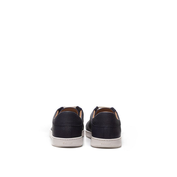 Elegante Blaue Leder Sneakers für Männer