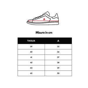 Schwarze Leder-Sportschuhe