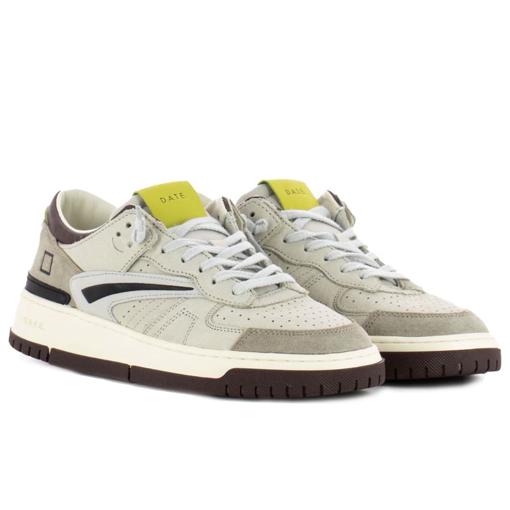 Beige Leder Sneaker