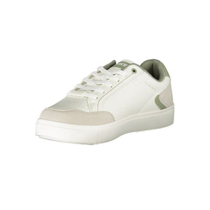 Sneaker aus weißem Polyester