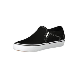 Schwarzer Polyester Sneaker