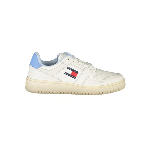 Weißes Leder Damen Sneaker