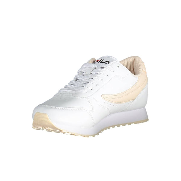 Weiß Synthetik Damen Sneaker