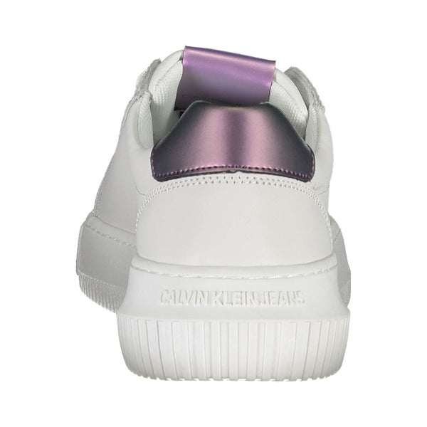 Weißes Leder Damen Sneaker