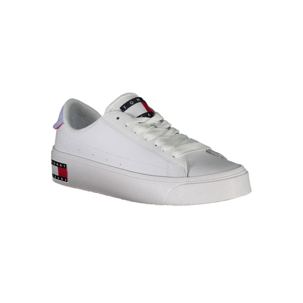 Weißer Polyester Damen Sneaker