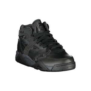 Sportliche High-Top-Sneakers mit kontrastierenden Details