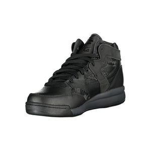 Sportliche High-Top-Sneakers mit kontrastierenden Details