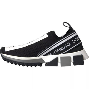 Schwarz Weiß Slip On Sorrento Sneakers Schuhe