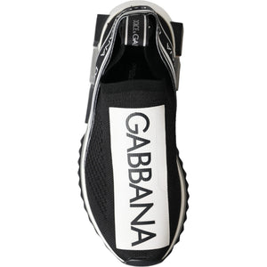 Schwarz Weiß Slip On Sorrento Sneakers Schuhe