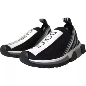 Schwarz Weiß Slip On Sorrento Sneakers Schuhe
