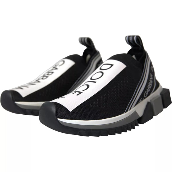 Schwarz Weiß Slip On Sorrento Sneakers Schuhe