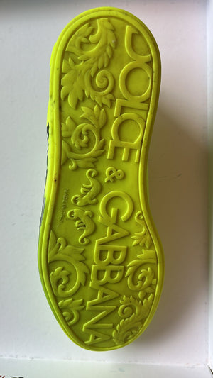 Neon Grün Logo Tape Low Top Sneakers Schuhe