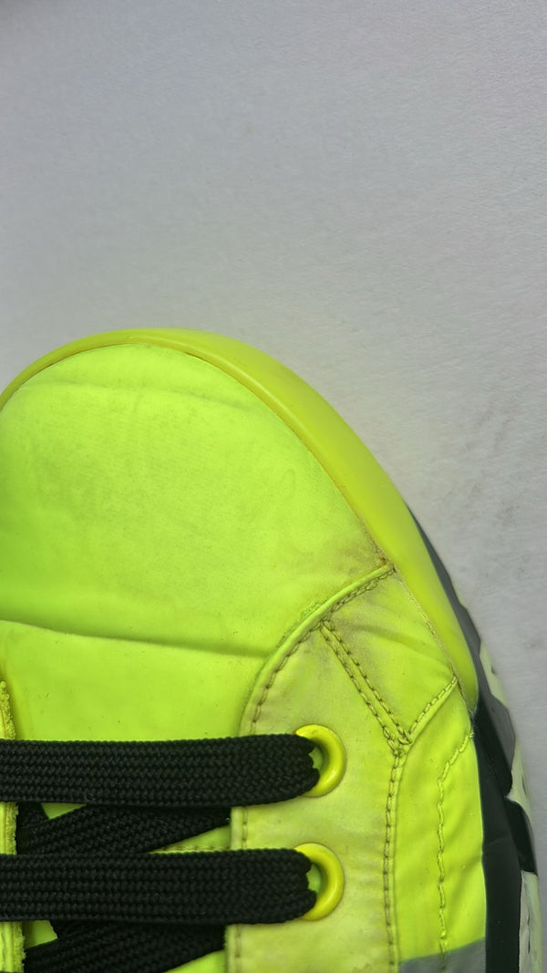 Neon Grün Logo Tape Low Top Sneakers Schuhe
