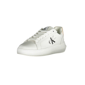 Weißer Polyester Damen Sneaker