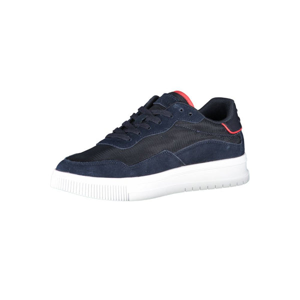 Blauer Polyester Herren Sneaker