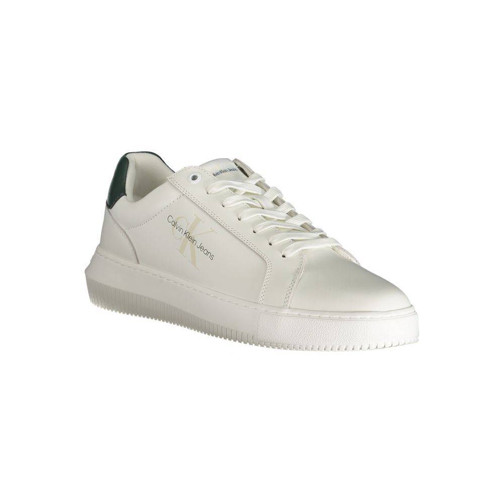 Sneaker aus weißem Polyester